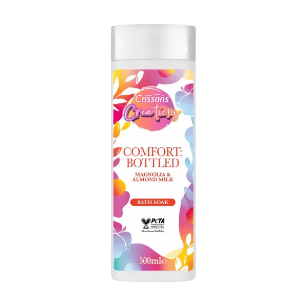 Cussons Creations Magnolia & Almond Milk Bath Soak Comfort Bottled 500ml