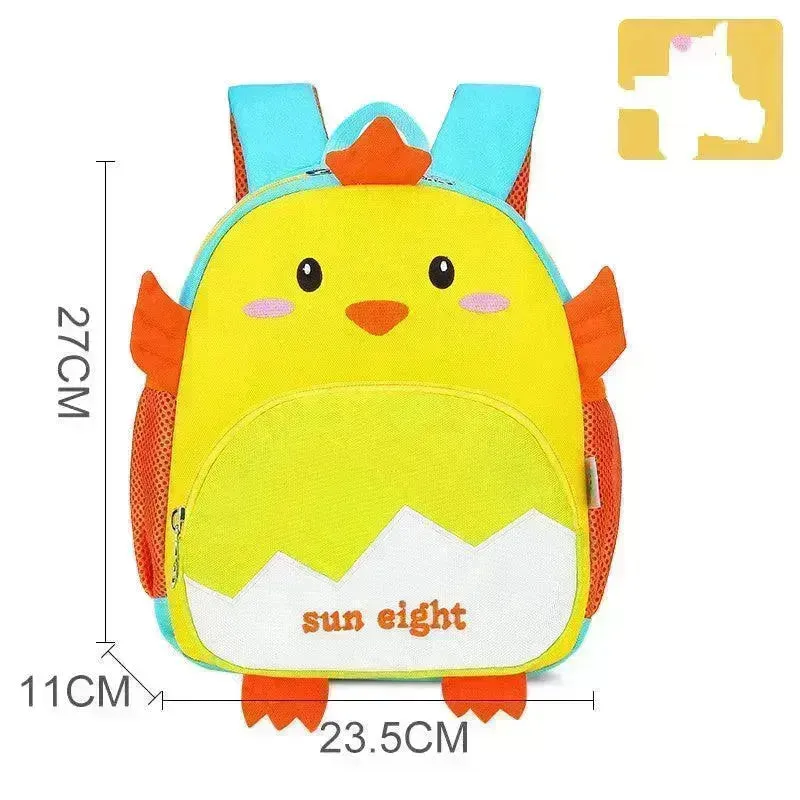 Cute Cartoon Shoulders Baby Lightweight Backpack Elementary School Schoolbag