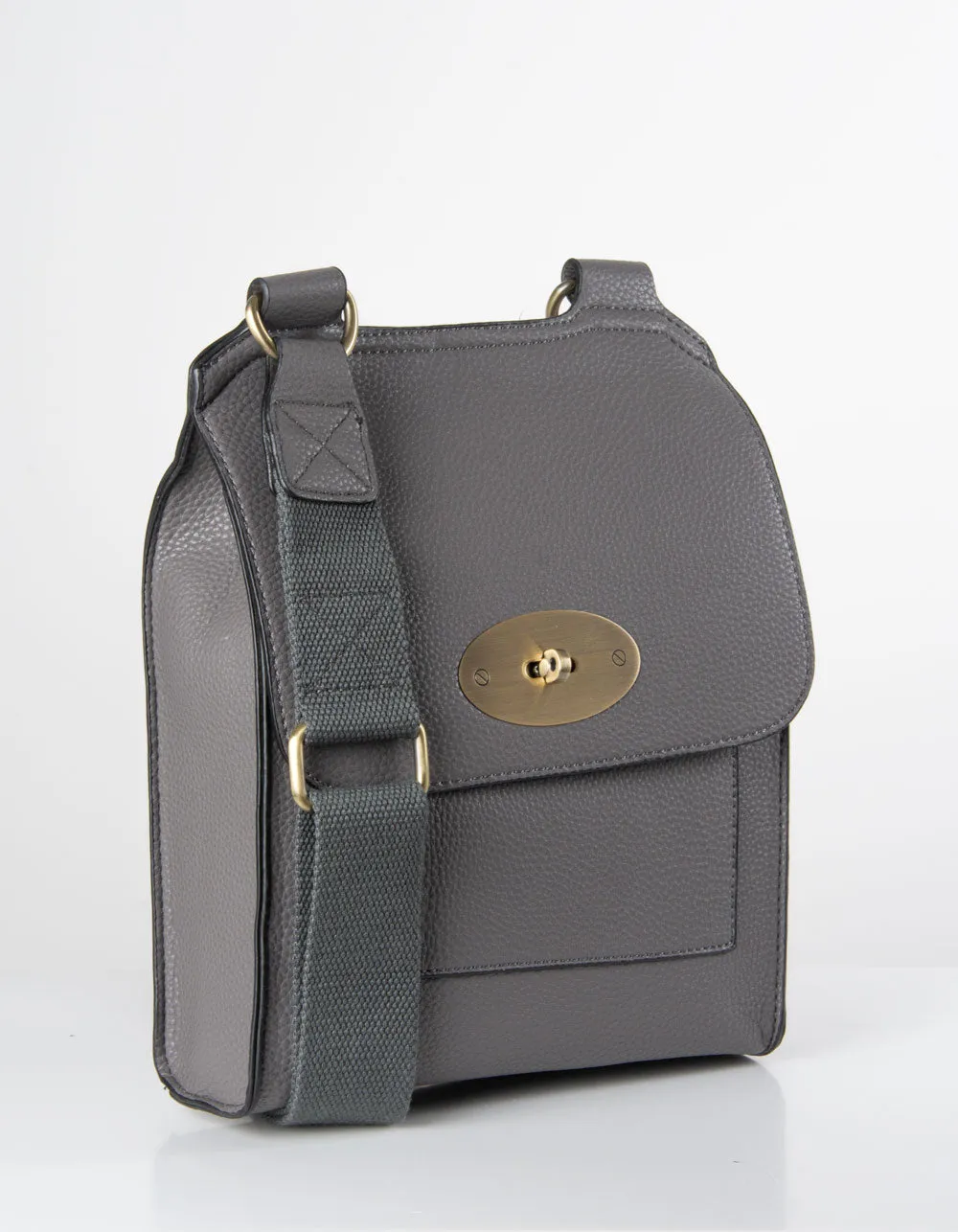 Dark Grey Messenger Bag