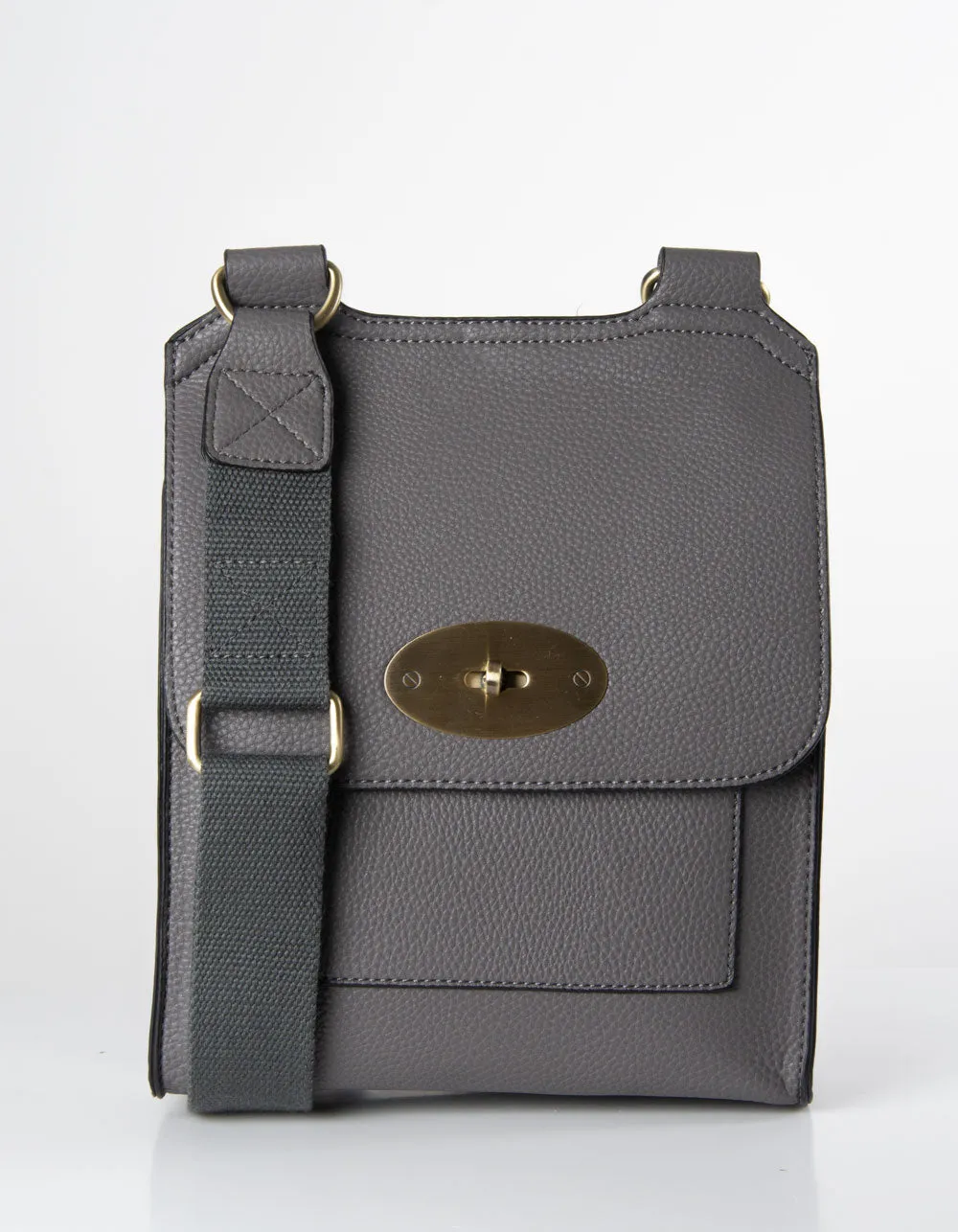 Dark Grey Messenger Bag