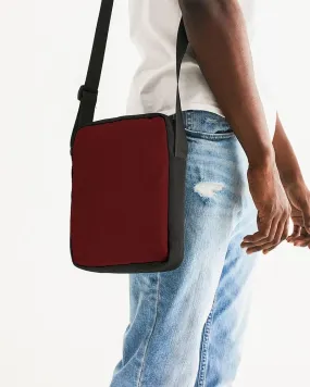 Dark Red Messenger Pouch | Dark Pure Red | C0M100Y100K80