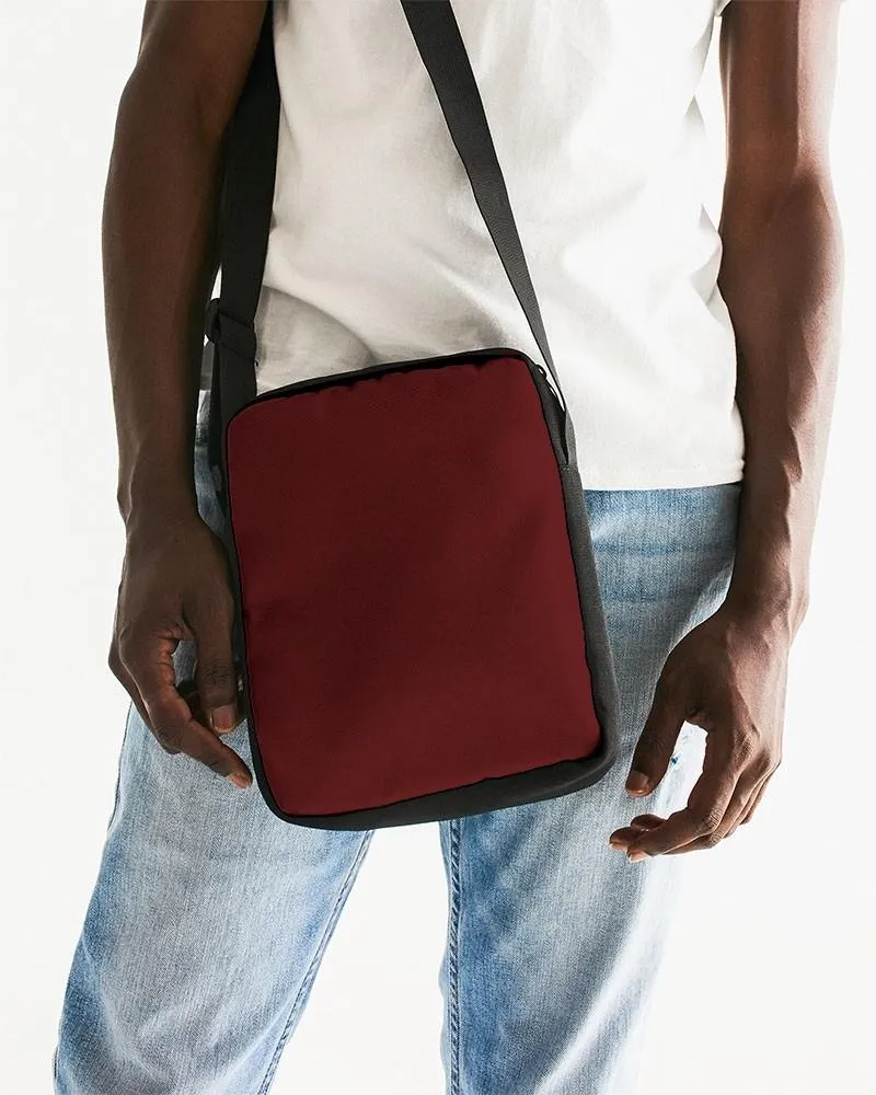 Dark Red Messenger Pouch | Dark Pure Red | C0M100Y100K80