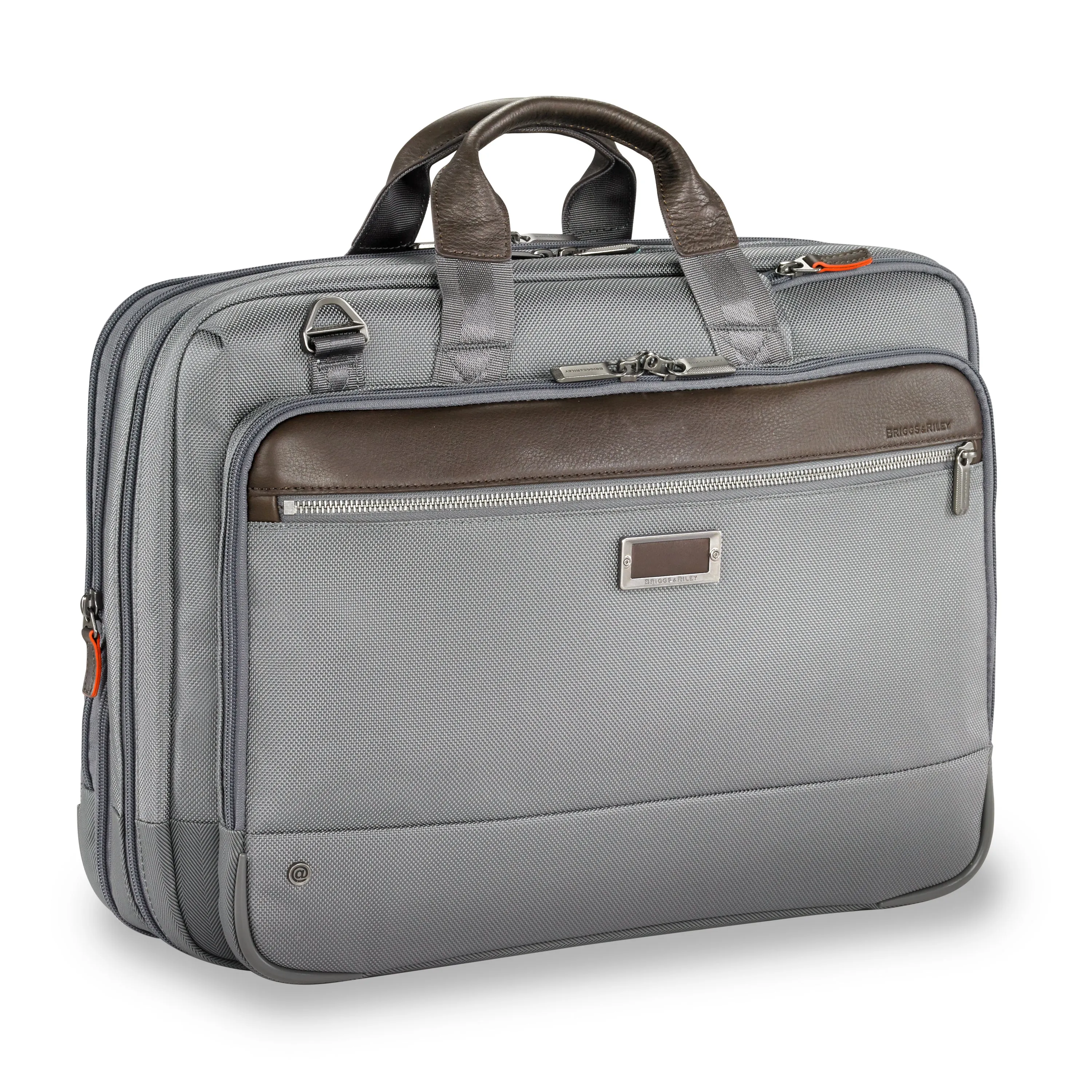 DISCONTINUED Briggs & Riley @WORK Collection Expandable Zippered Briefcase KB437X