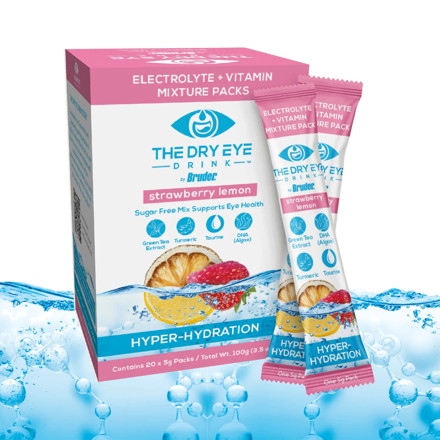 Dry Eye Drink - Strawberry Lemonade Flavor