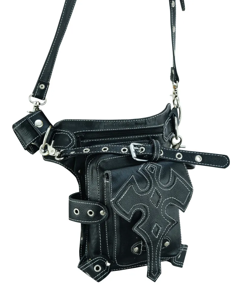 DS5852 Biker Thigh Bag w/Waist belt