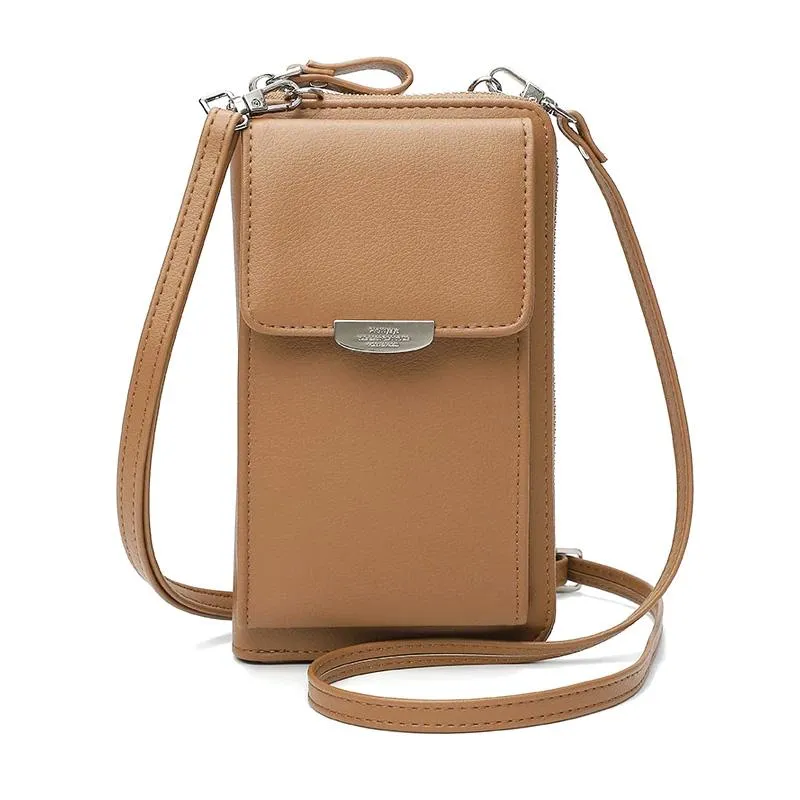 Elegant crossbody bag with many pockets