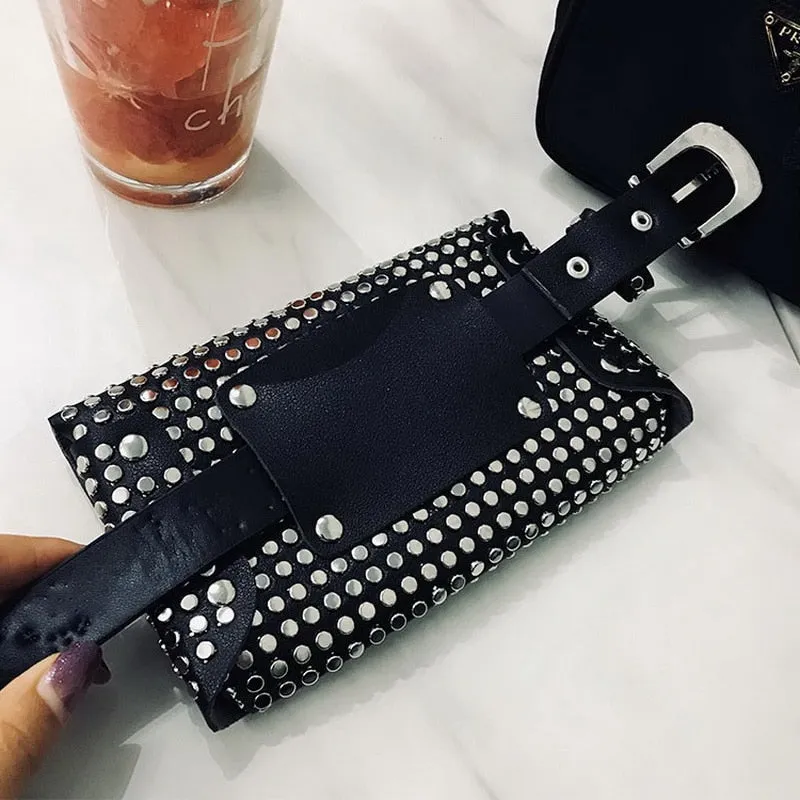 Fashion Rivet Waist Pack