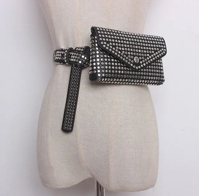 Fashion Rivet Waist Pack