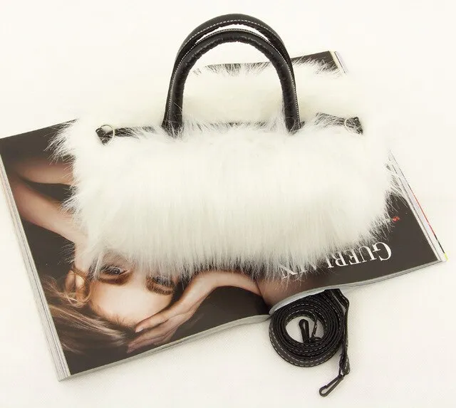 Faux Fur Leather Bag