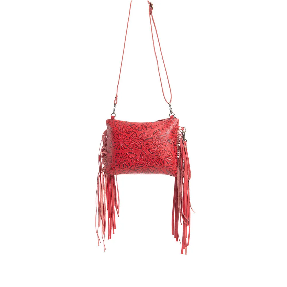 Fennington Leather Bag in Red