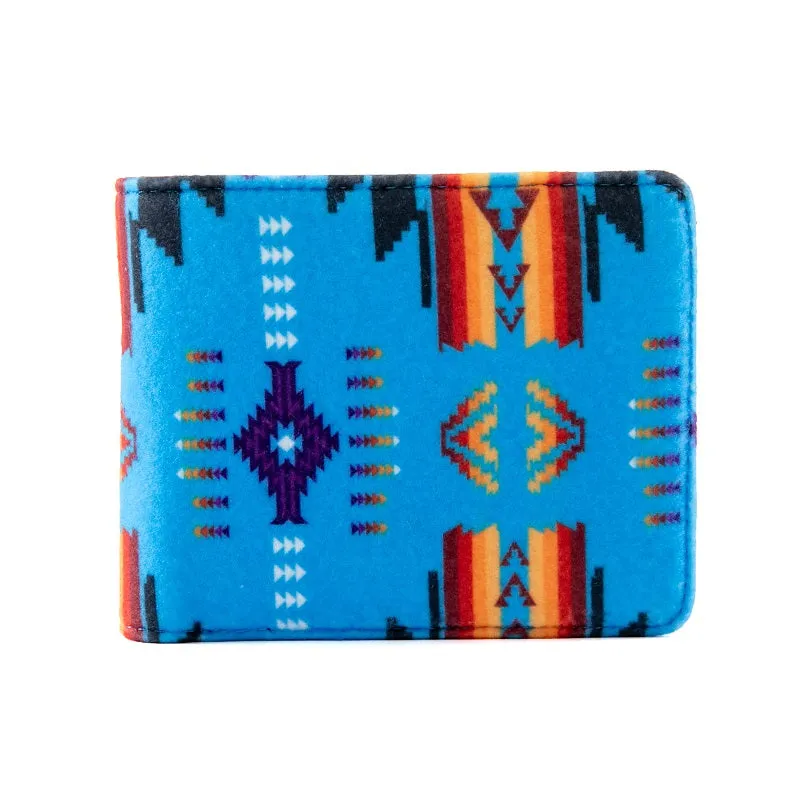 Fleece Printed Men's Wallet - Southwest Design