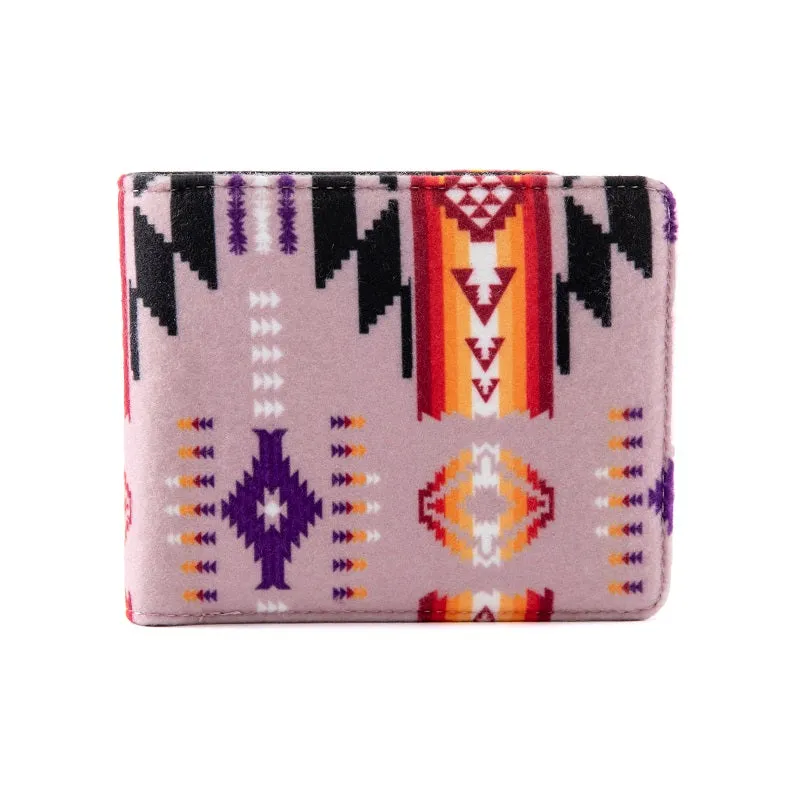 Fleece Printed Men's Wallet - Southwest Design