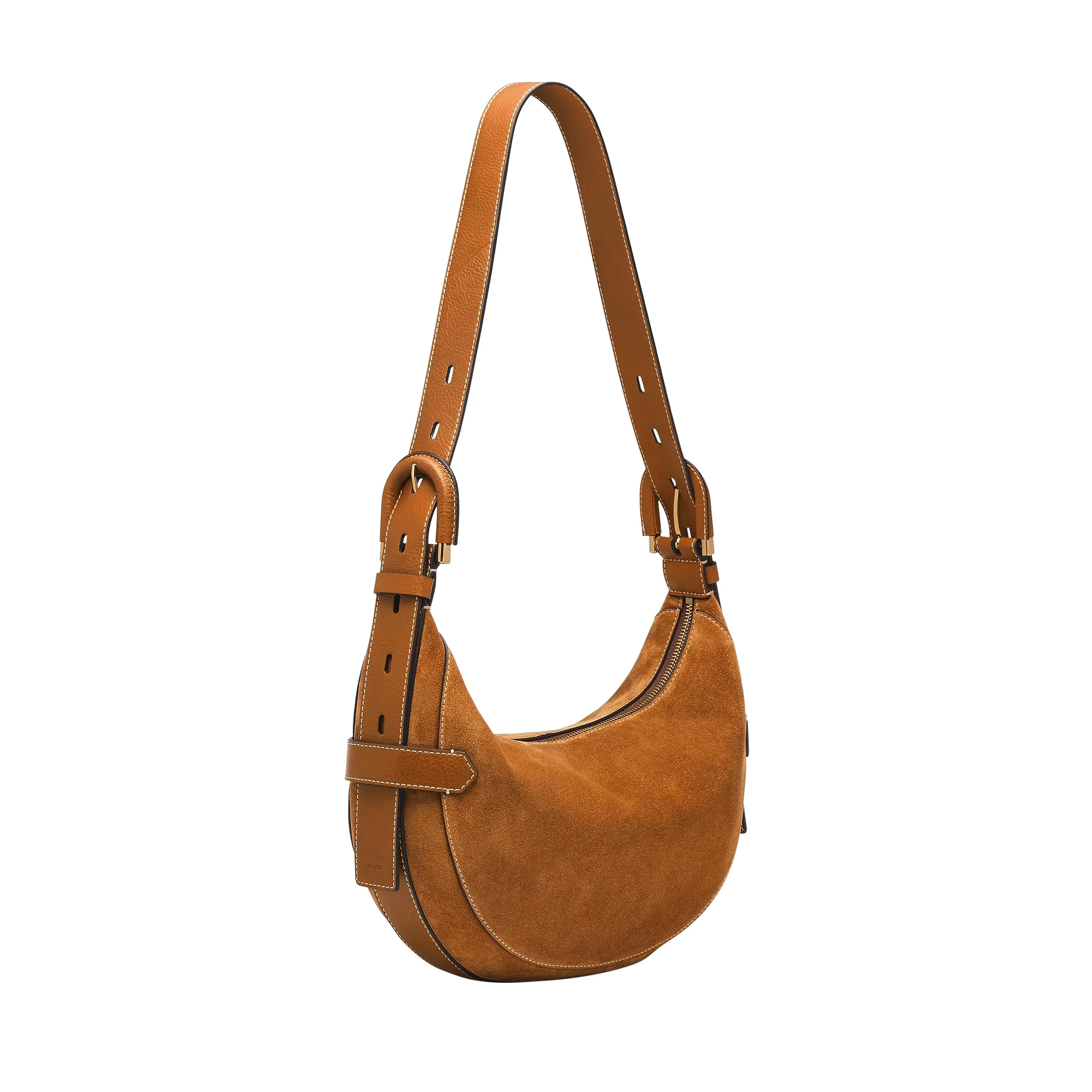 Fossil Harwell Brown Hobo Bag ZB1919216