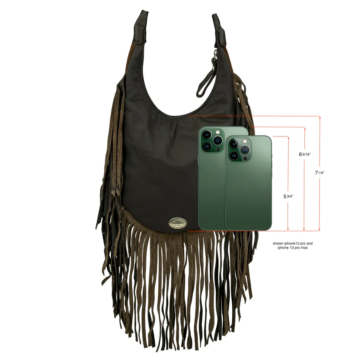 Fringed Cowgirl Hobo Crossbody