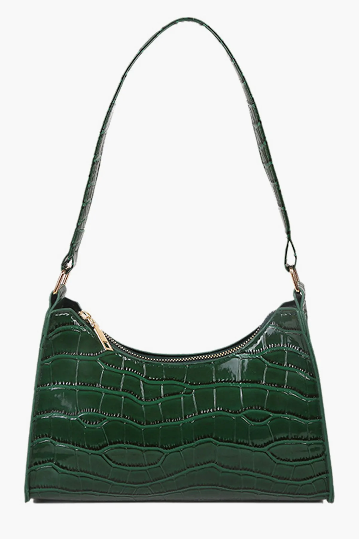 Green Vintage Baguette Bag - P22 - WHB0010