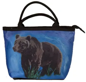 Grizzly Bear Kitten Purse - Brave