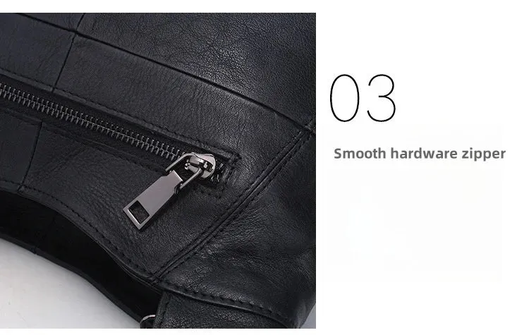 Handheld Genuine Leather Bag