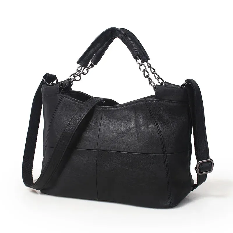 Handheld Genuine Leather Bag