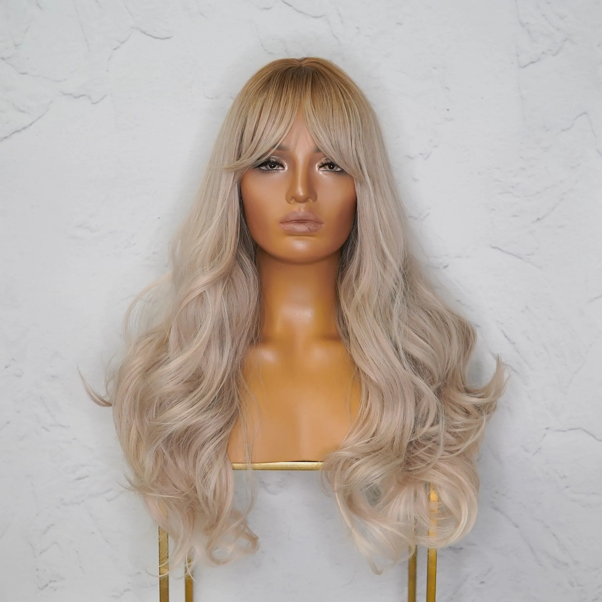 HEIDI Blonde Ombre Fringe Wig