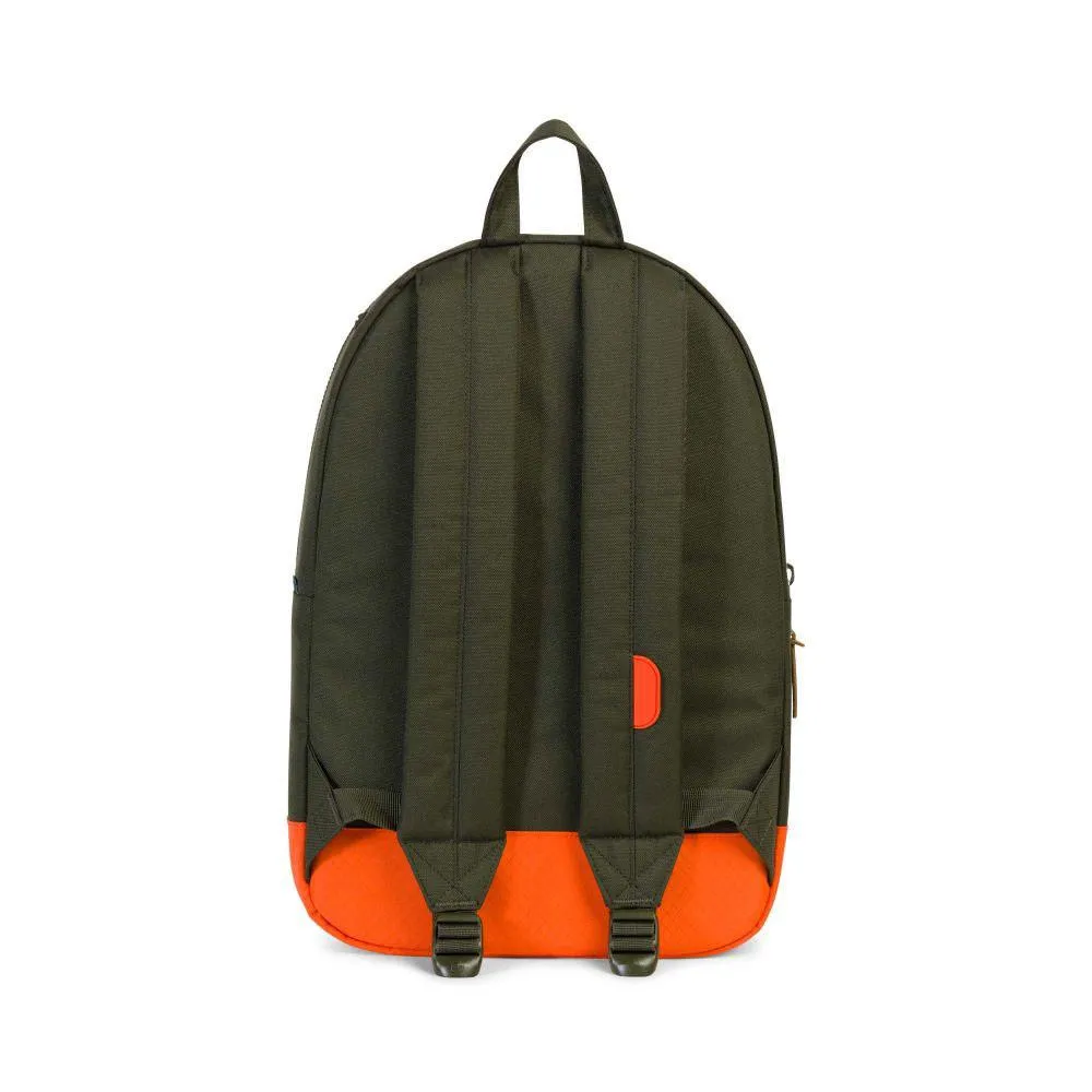 Herschel Supply co. Settlement Backpack Green / Orange