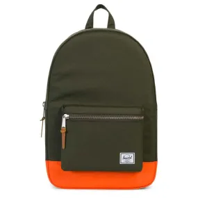 Herschel Supply co. Settlement Backpack Green / Orange