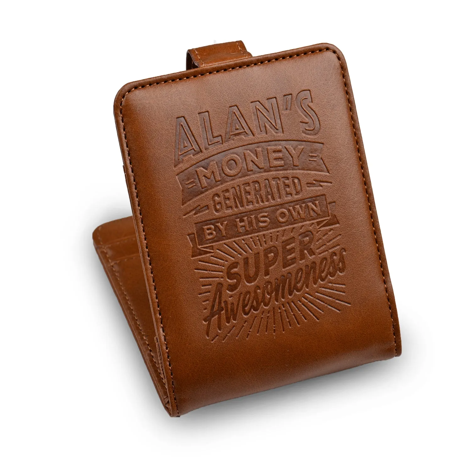 History & Heraldry Personalised RFID Wallet - Alan