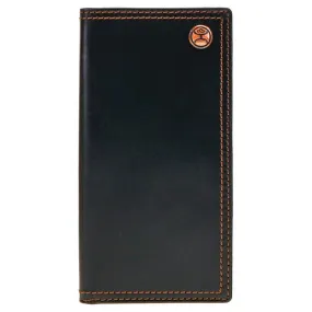 Hooey Classic Smooth Black Rodeo Wallet