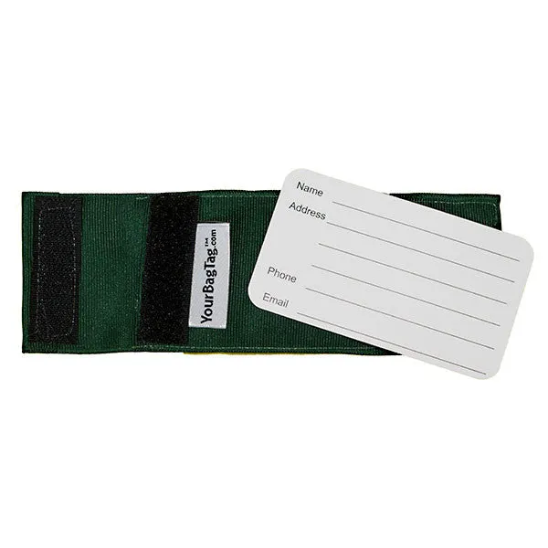 Hunter Green Luggage Tag