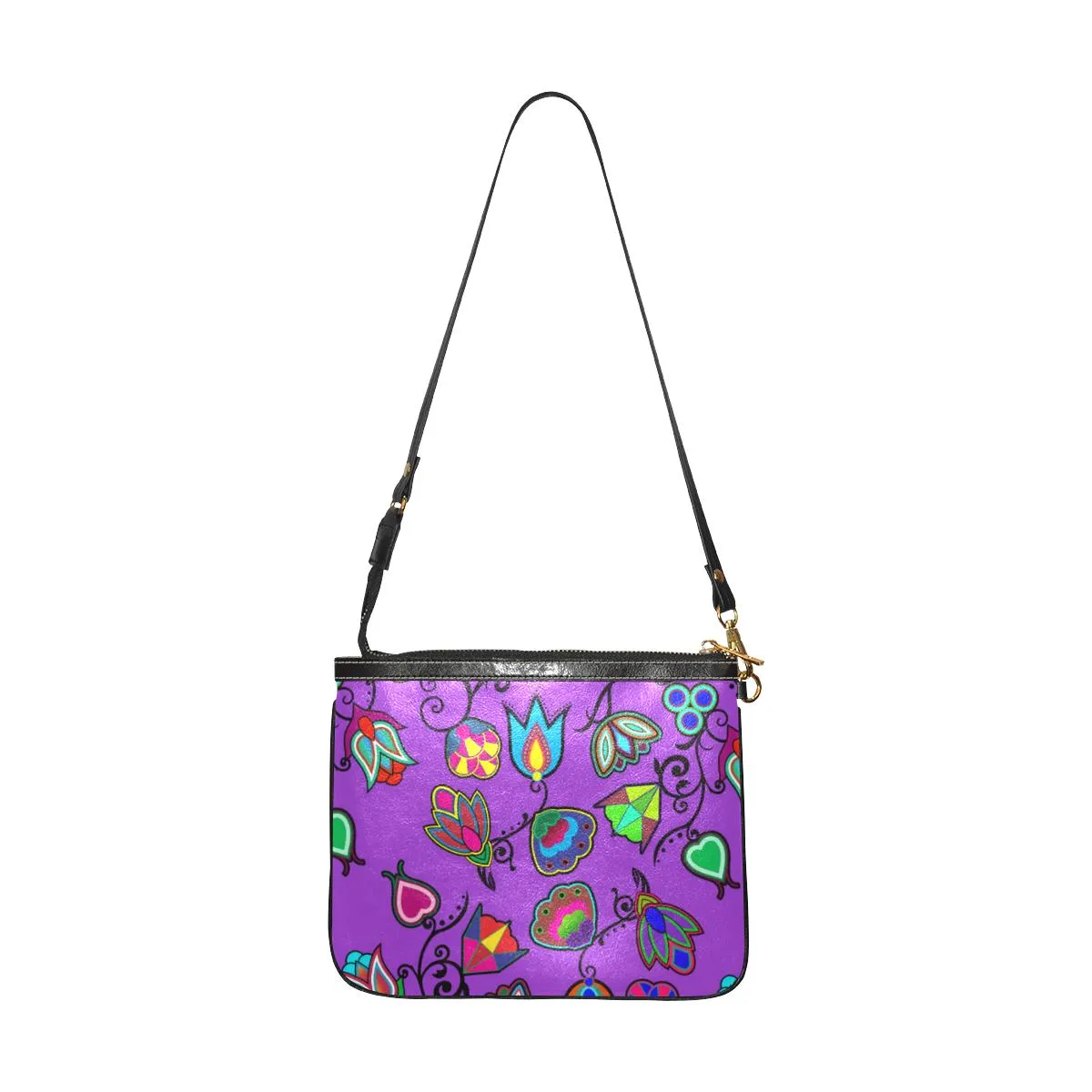 Indigenous Paisley Dark Orchid Small Shoulder Bag