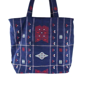 Indigo Tribal Handwoven Tote