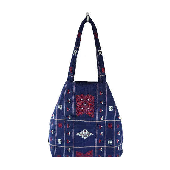 Indigo Tribal Handwoven Tote