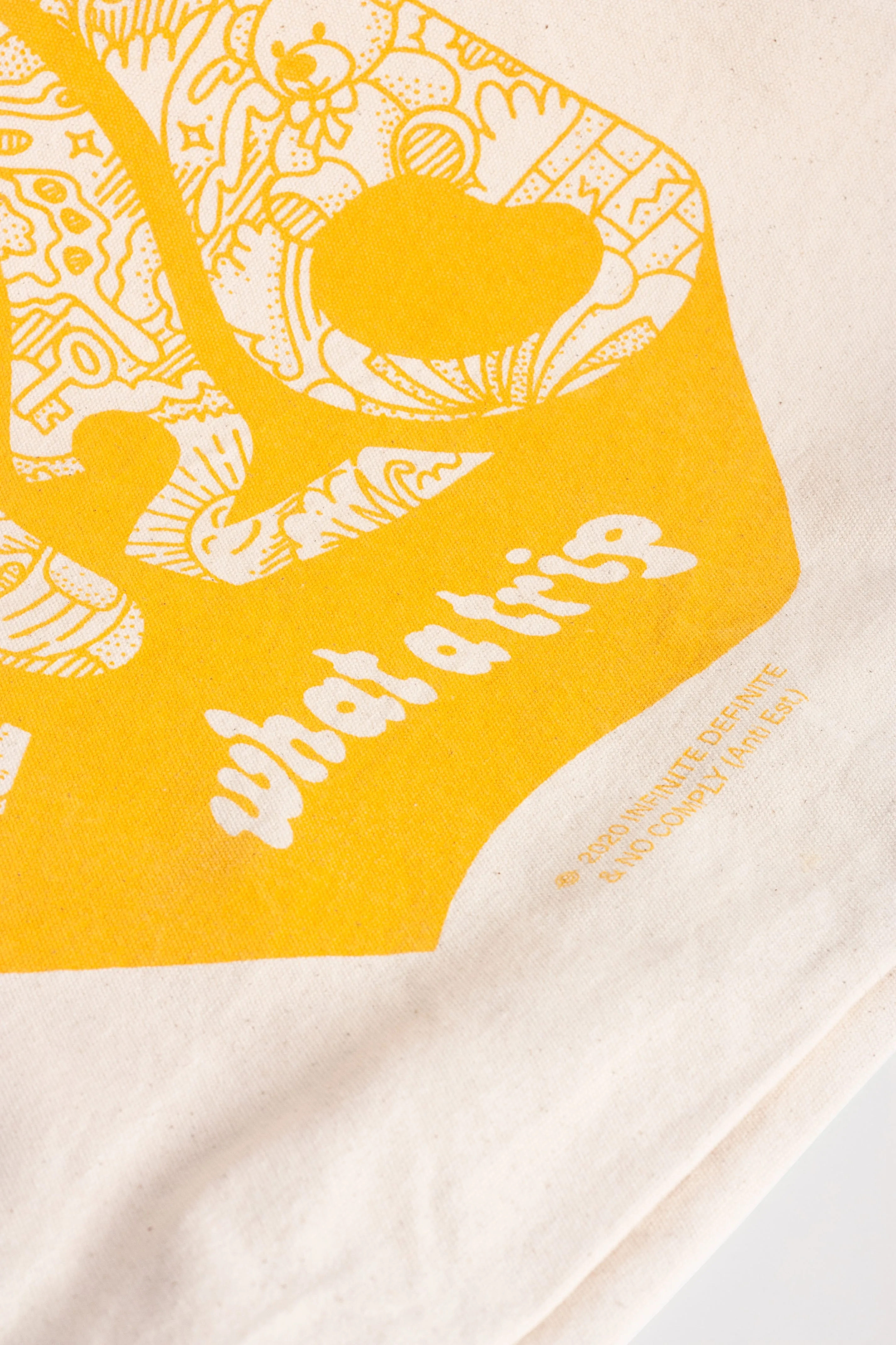 Inf Def x No Comply 2020 Tote Bag - Mustard