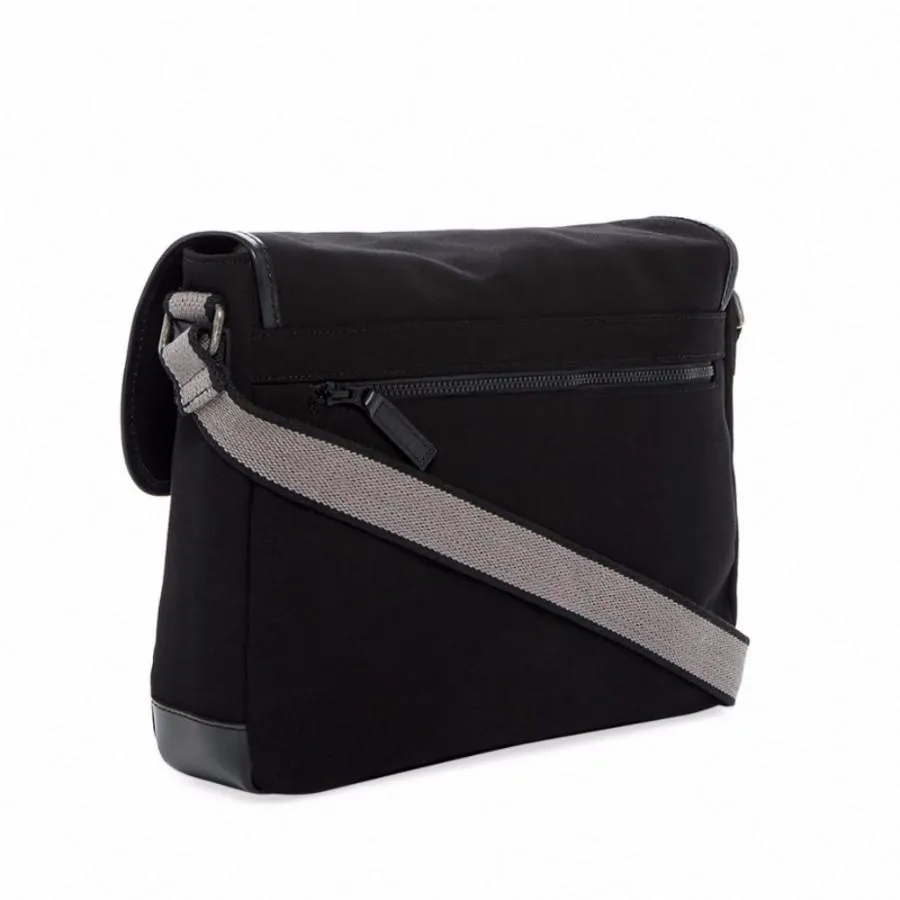 Jack Georges Canvas Messenger Bag Black