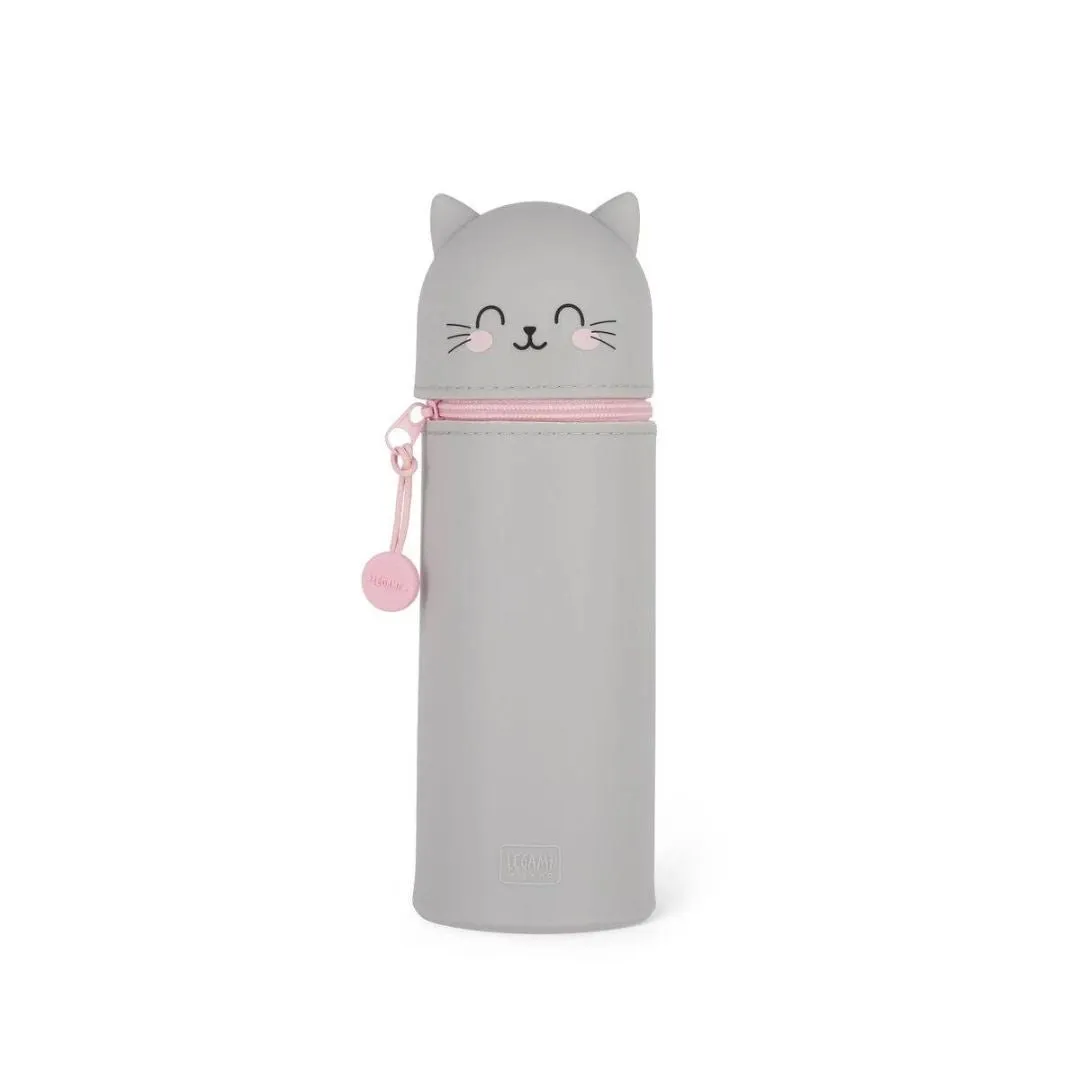 Kitty 2 in 1 Silicone Pencil Case