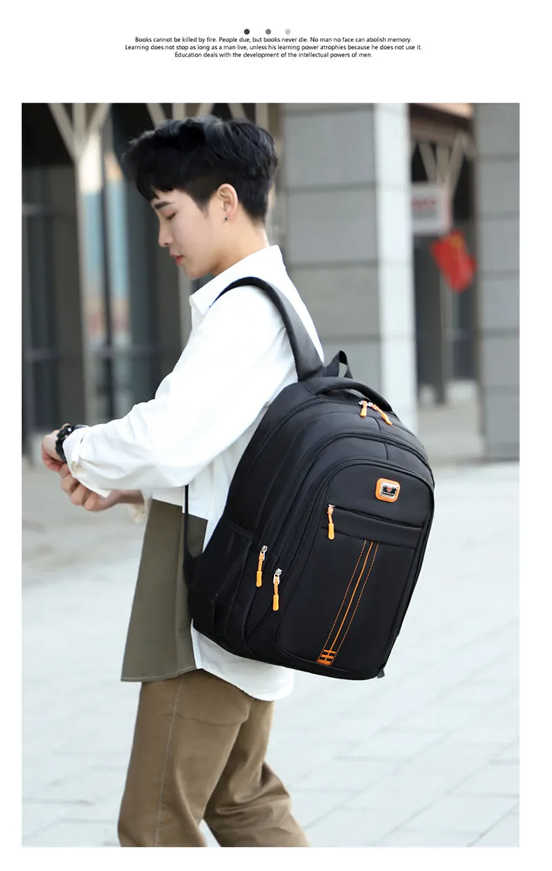 Large capacity casual backpack Oxford cloth waterproof