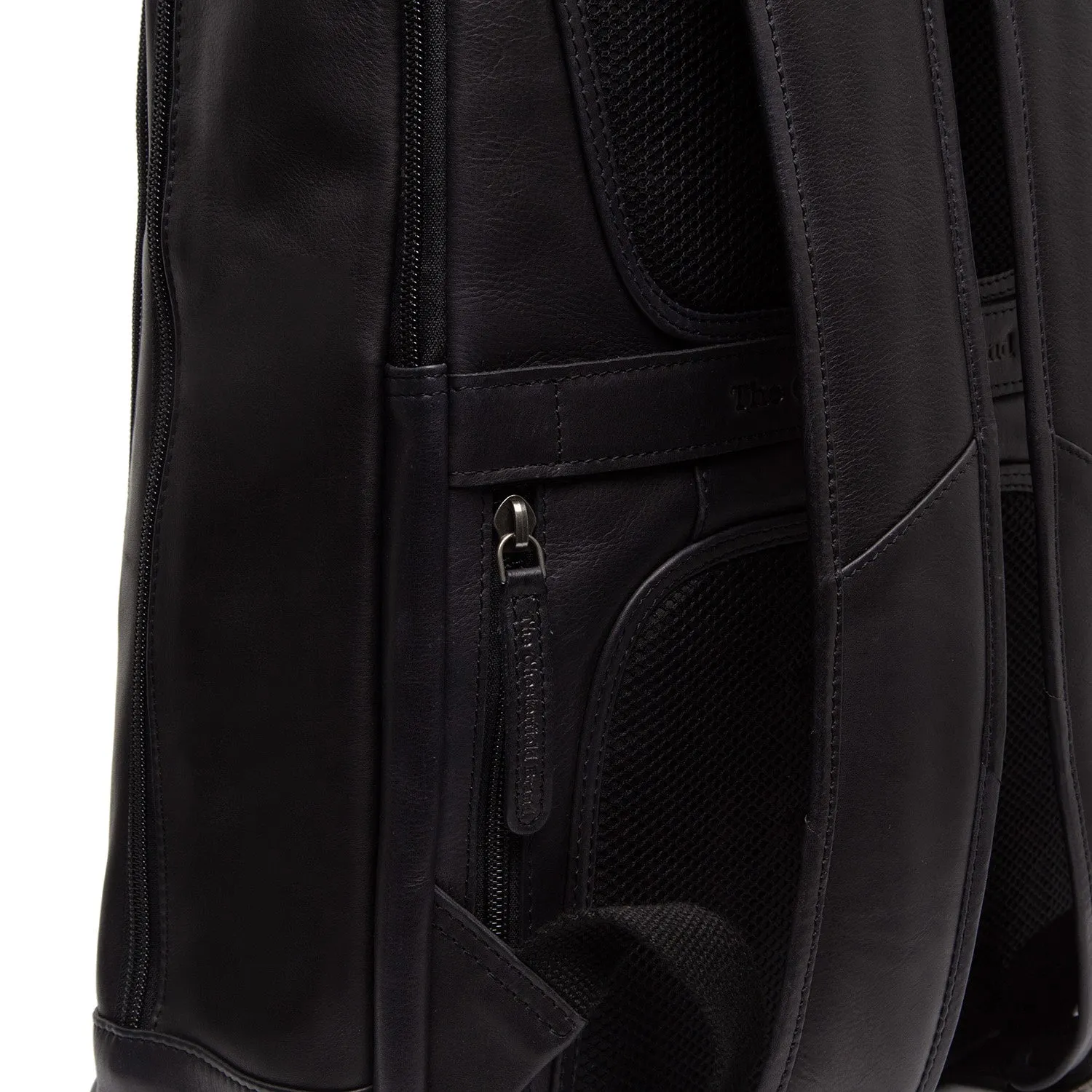 Leather Backpack Black Detroit