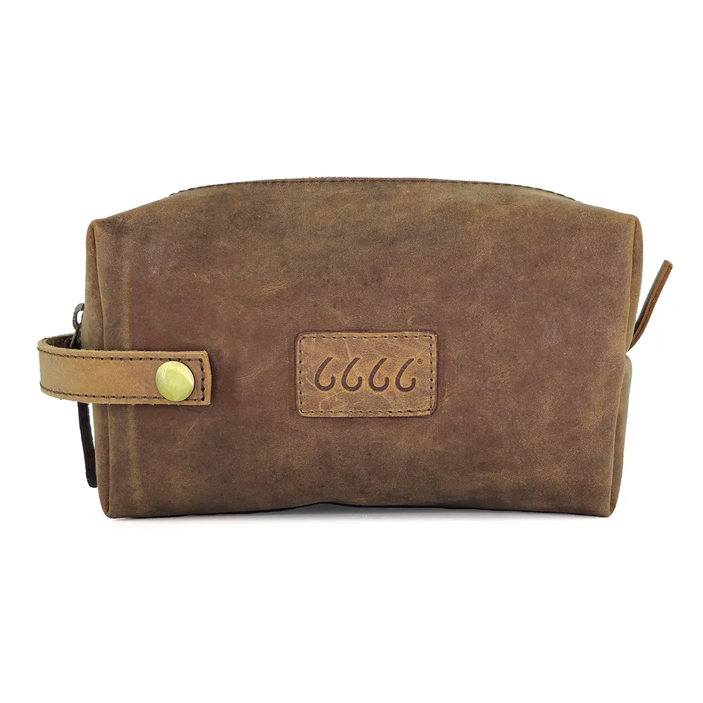 Leather Toiletry Bag