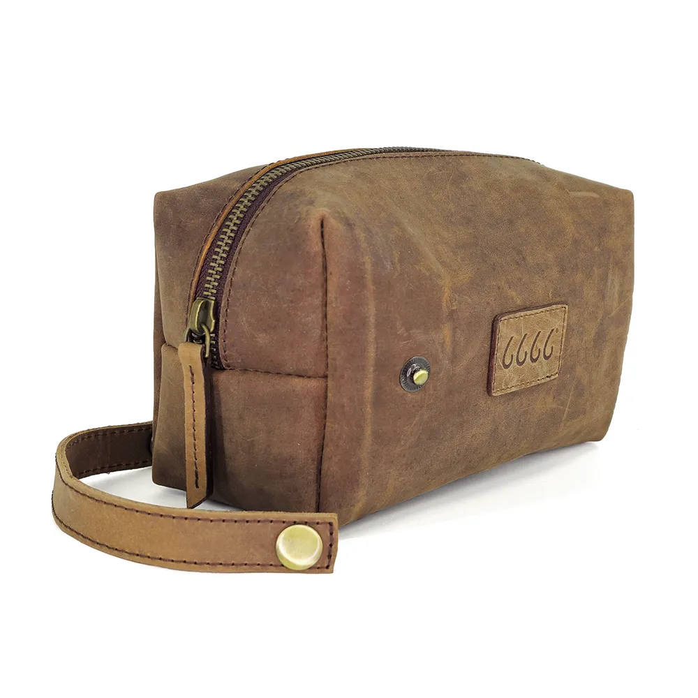 Leather Toiletry Bag