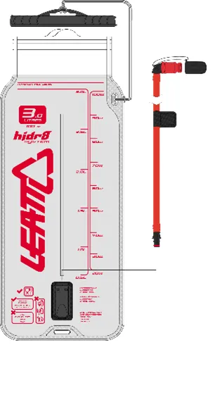 Leatt - 3.0L Bladder Flat Cleantech