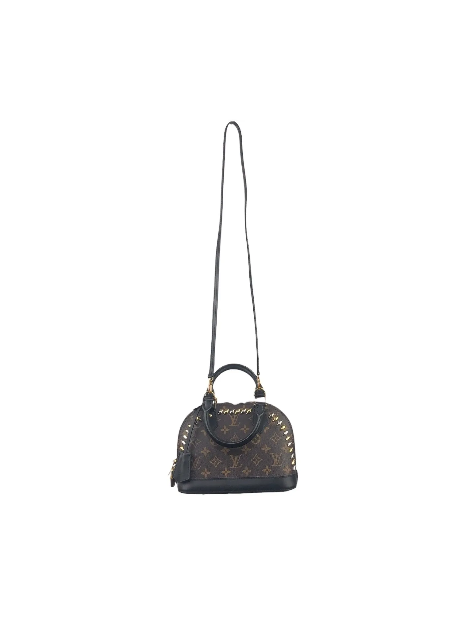 Limited Edition Macassar Studded Monogram Alma BB