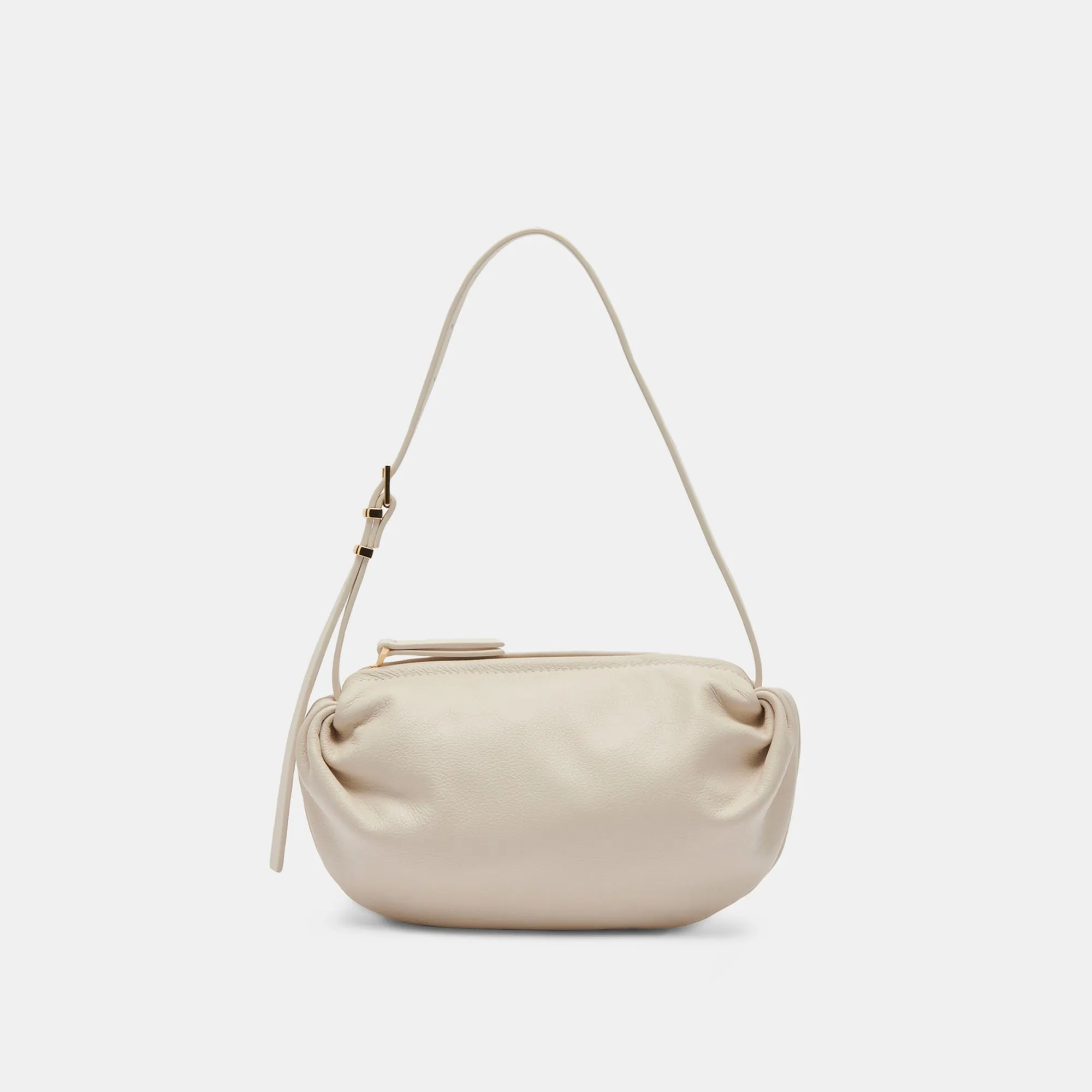 LIVI SHOULDER BAG IVORY LEATHER