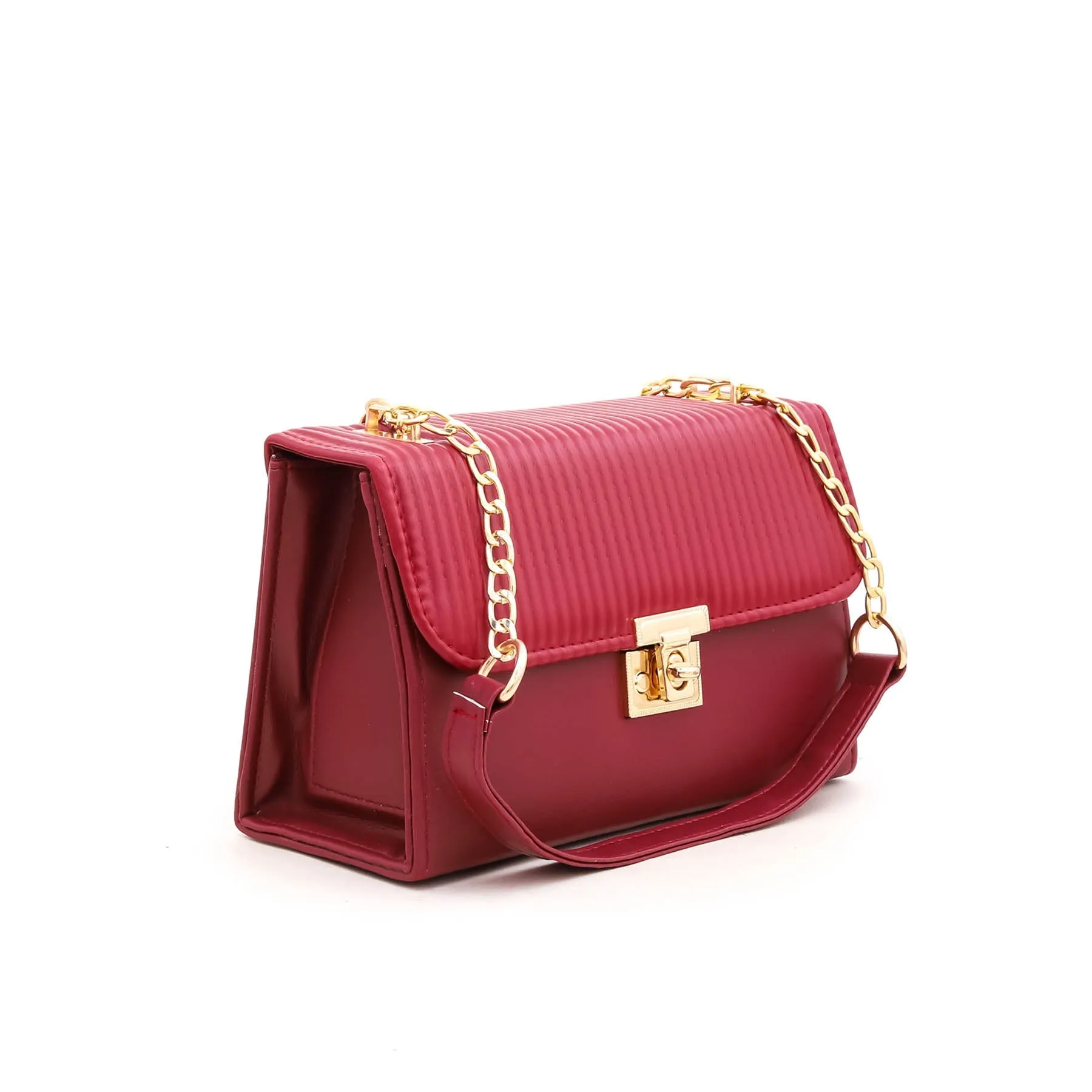 Maroon Formal Shoulder Bag P55287