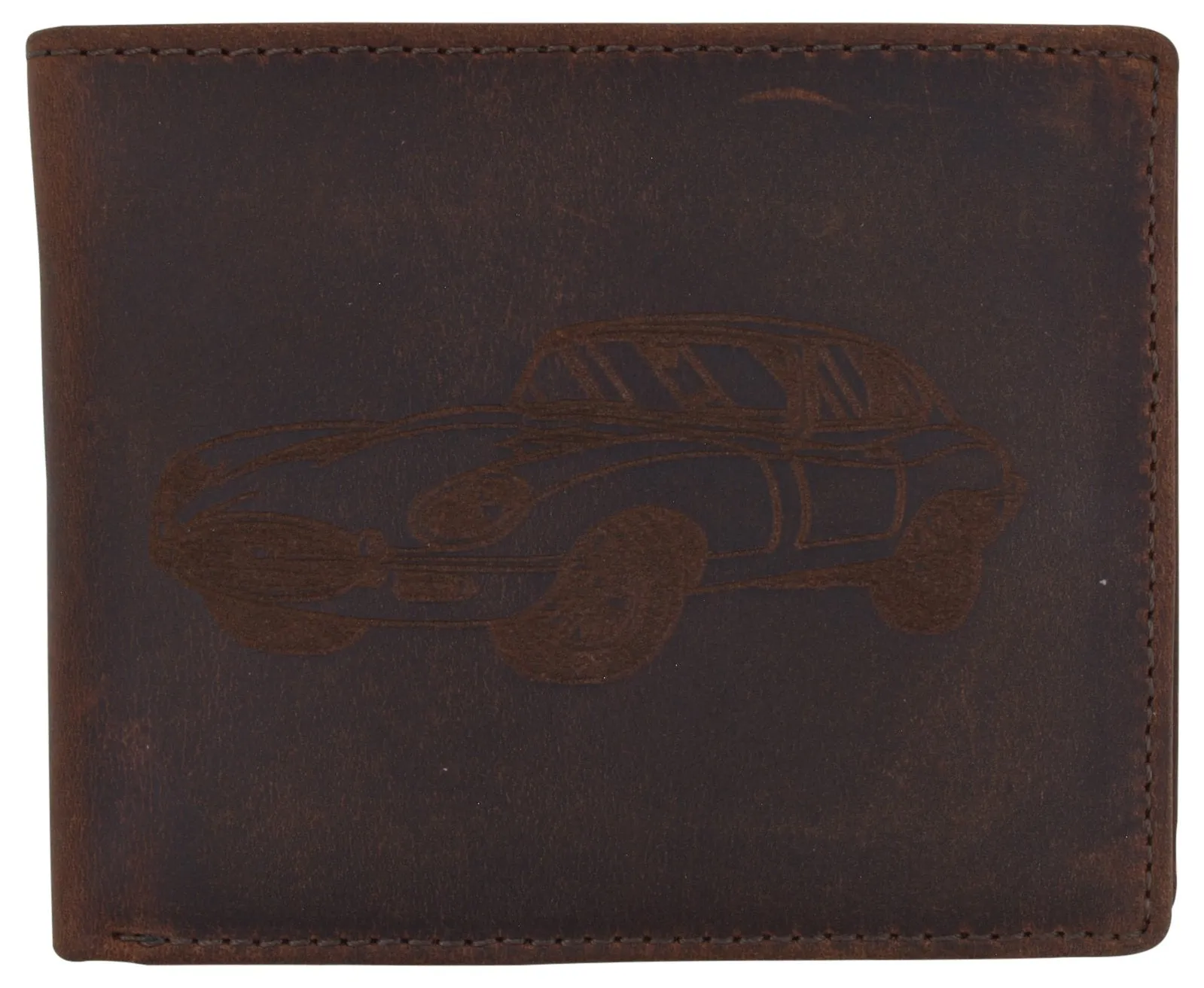 Mens Shelby Cobra Car Logo RFID Leather Bifold Flap Card ID Holder Wallet /53HTC Shelby Cobra