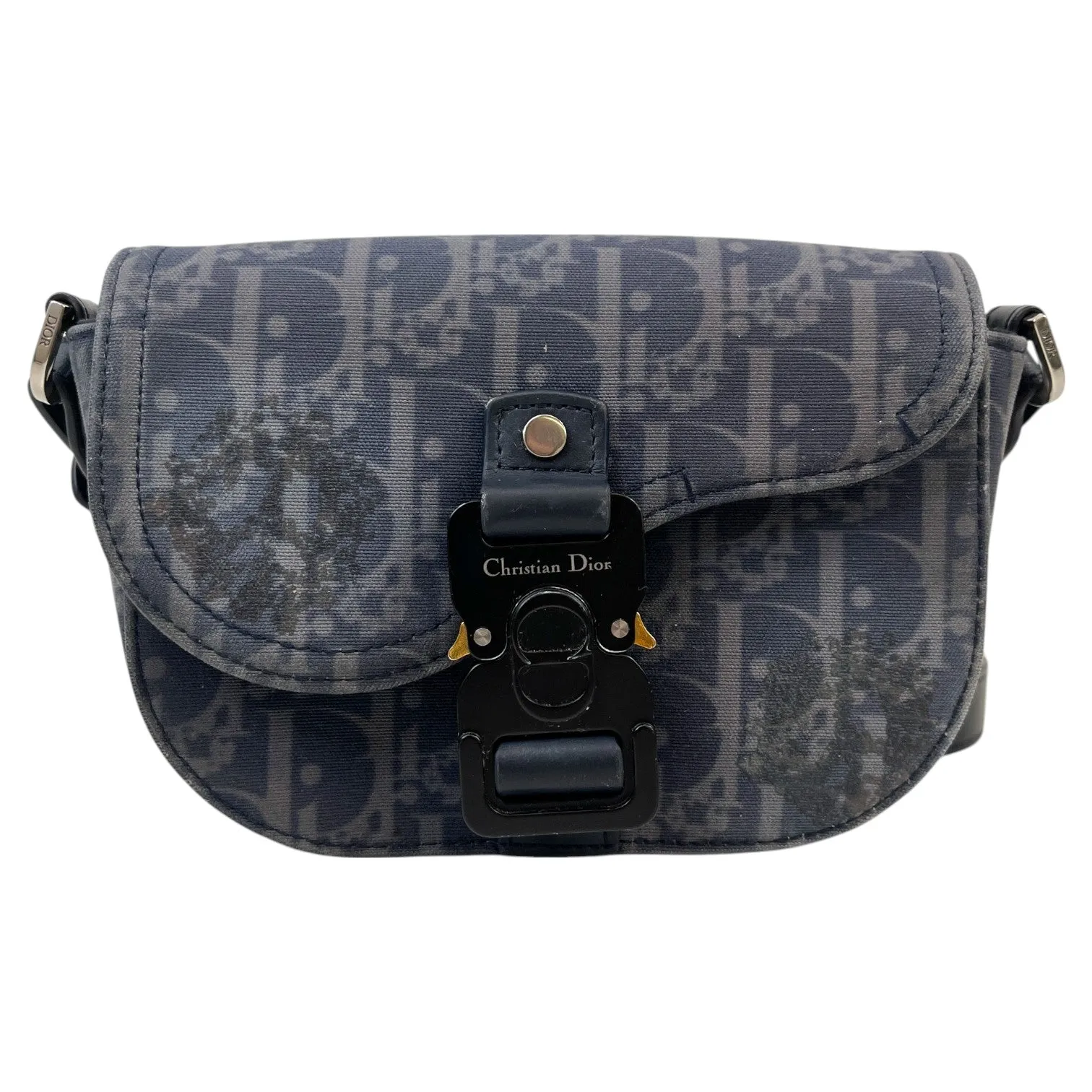 Men's X Denim Tears Saddle Messenger Bag Navy