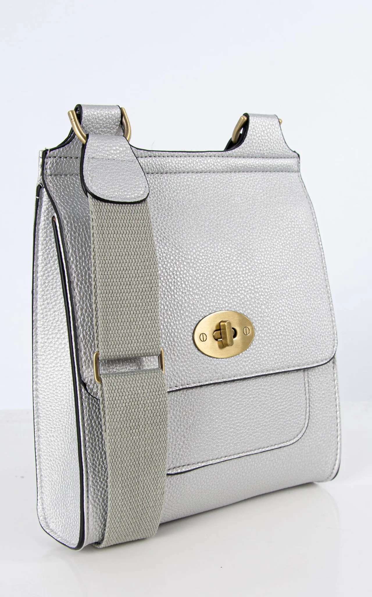 Messenger Bag | Silver