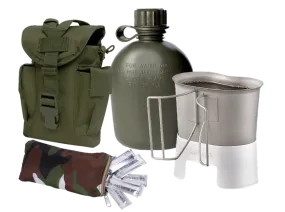 Military Canteen 5-Piece Kit