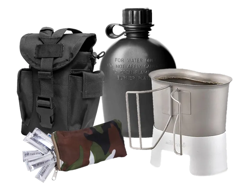 Military Canteen 5-Piece Kit