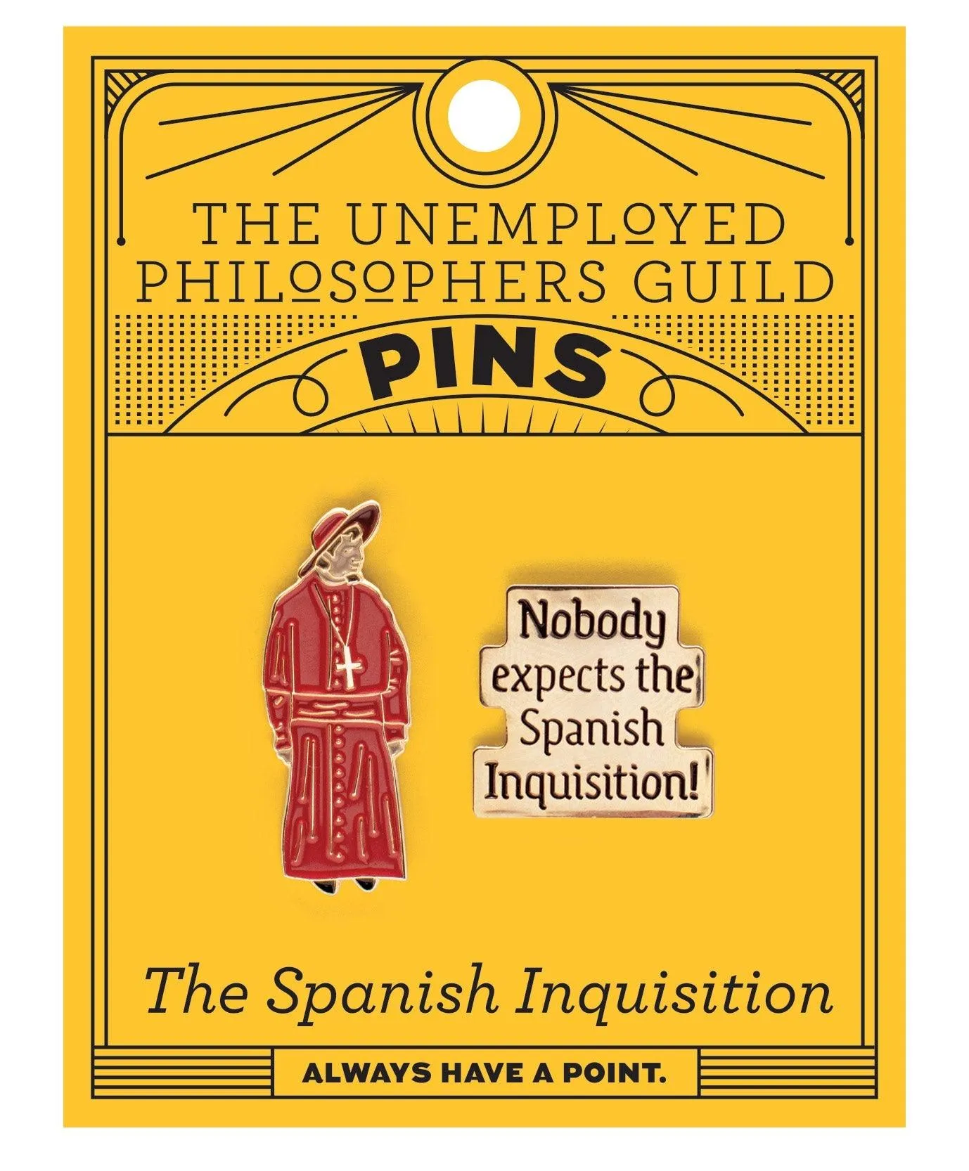 Monty Python Spanish Inquisition Enamel Pin Set