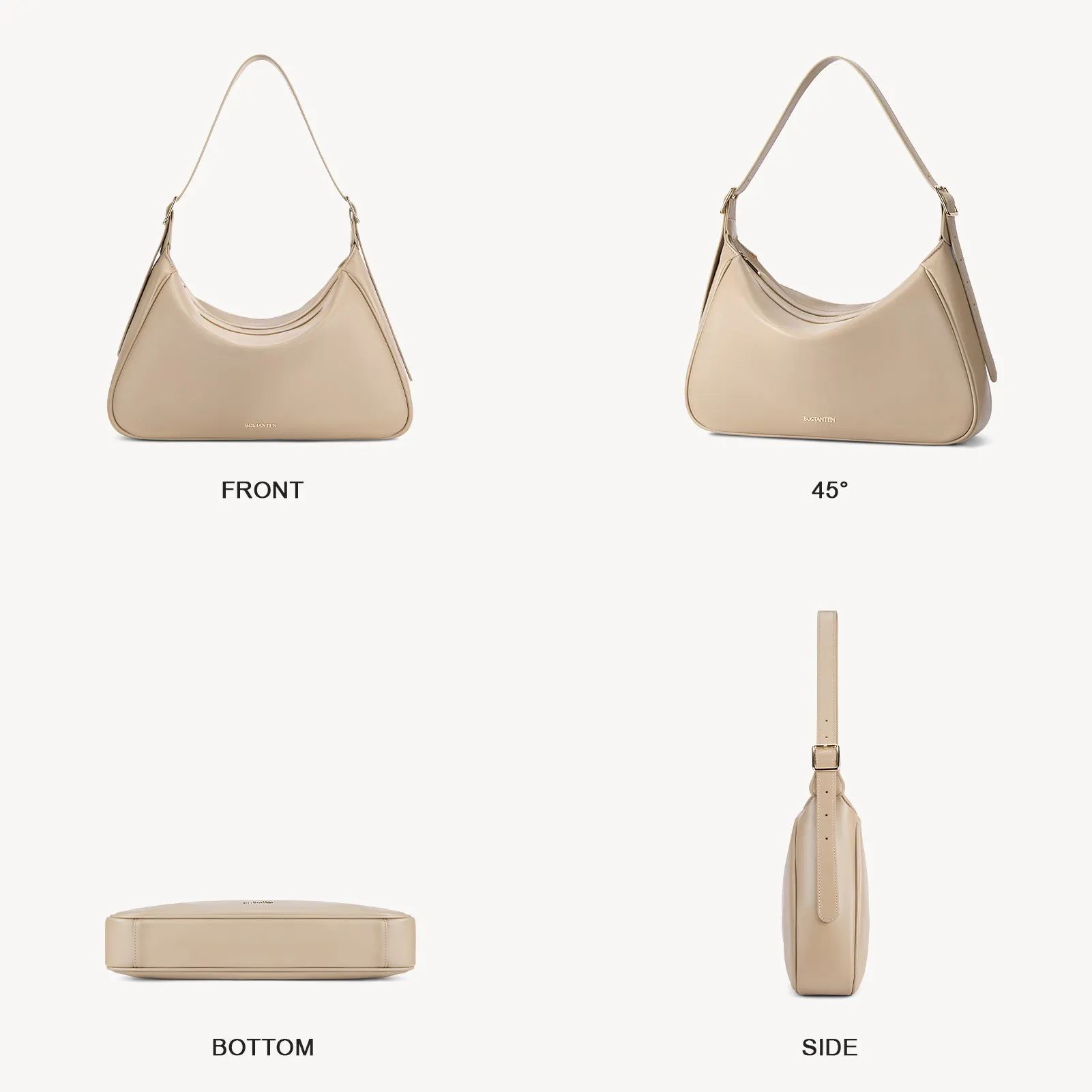 MORAVA Trendy Vegan Leather Hobo Bags