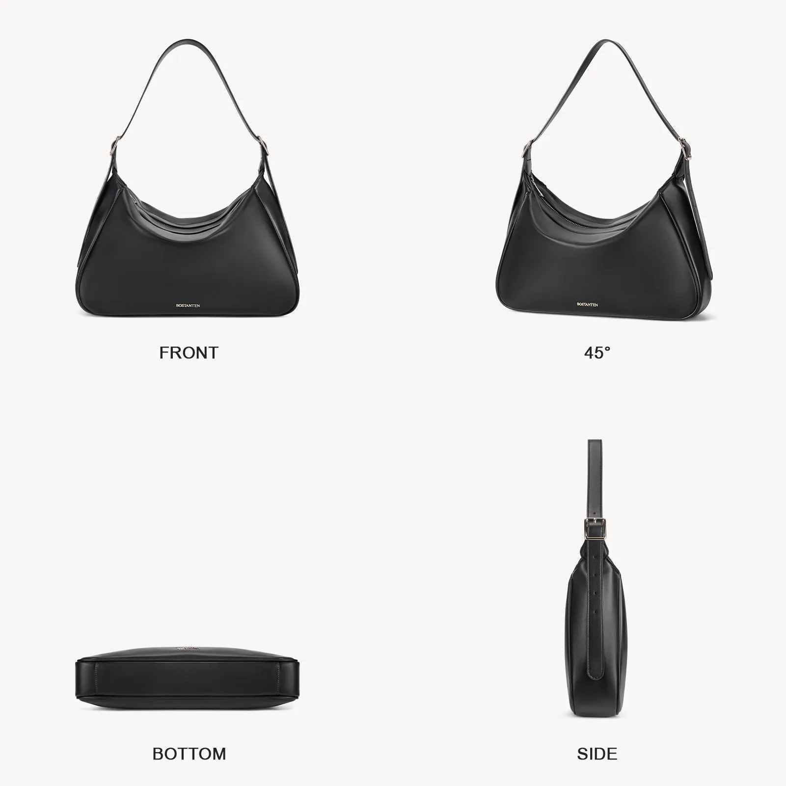 MORAVA Trendy Vegan Leather Hobo Bags